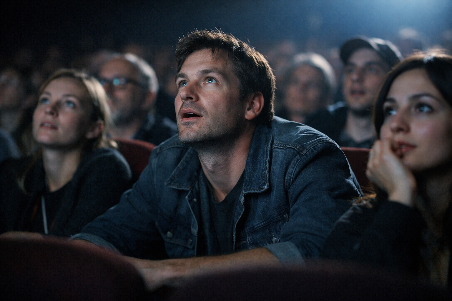 Festival izleyicileri sinema salonunda