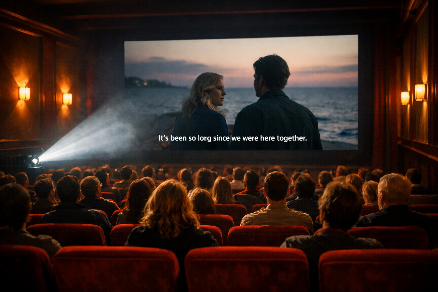 Festival sinema salonu atmosferi